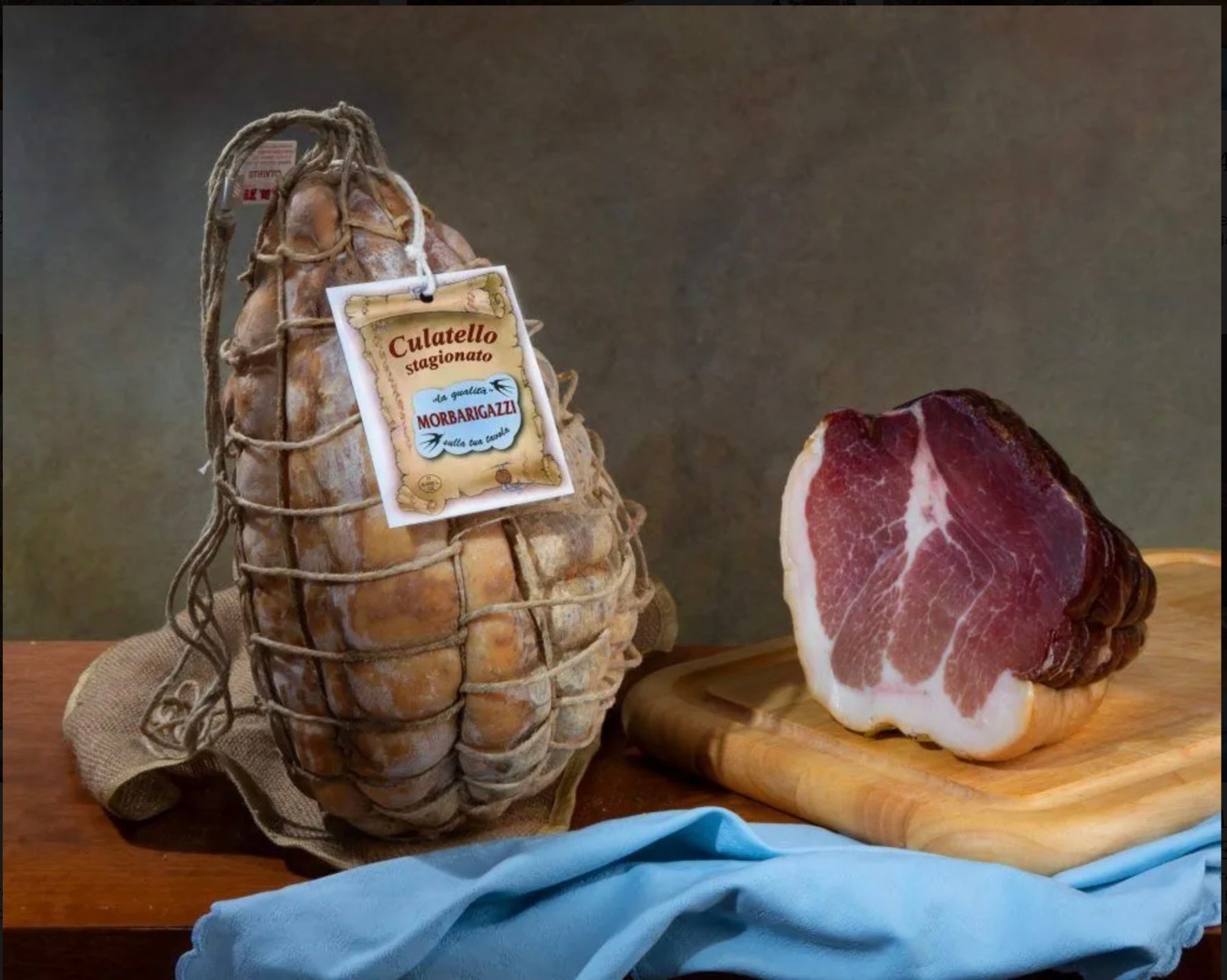 Metà Culatello di Parma stagionato tradizionale in corda (2.5Kg)