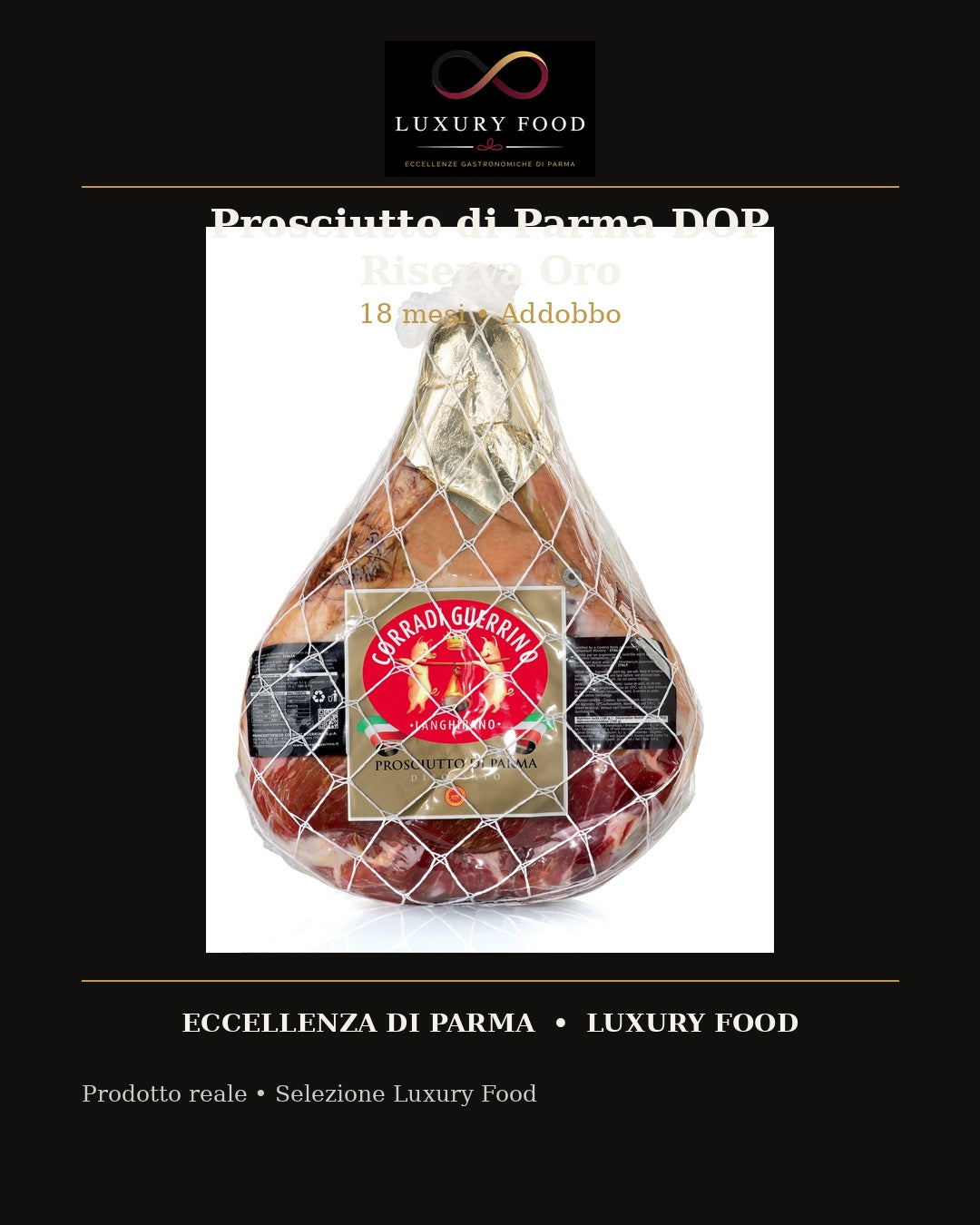 Metà Prosciutto 18 addobbo